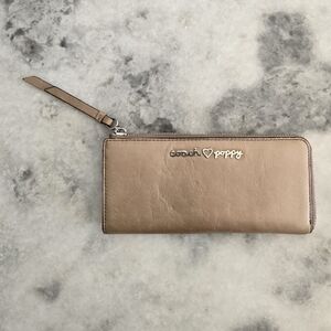 Coach Poppy Metallic Gold Wallet